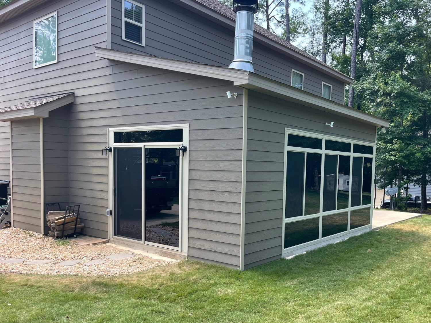 All Glass Game Day Porch Enclosure in Columbus GA 