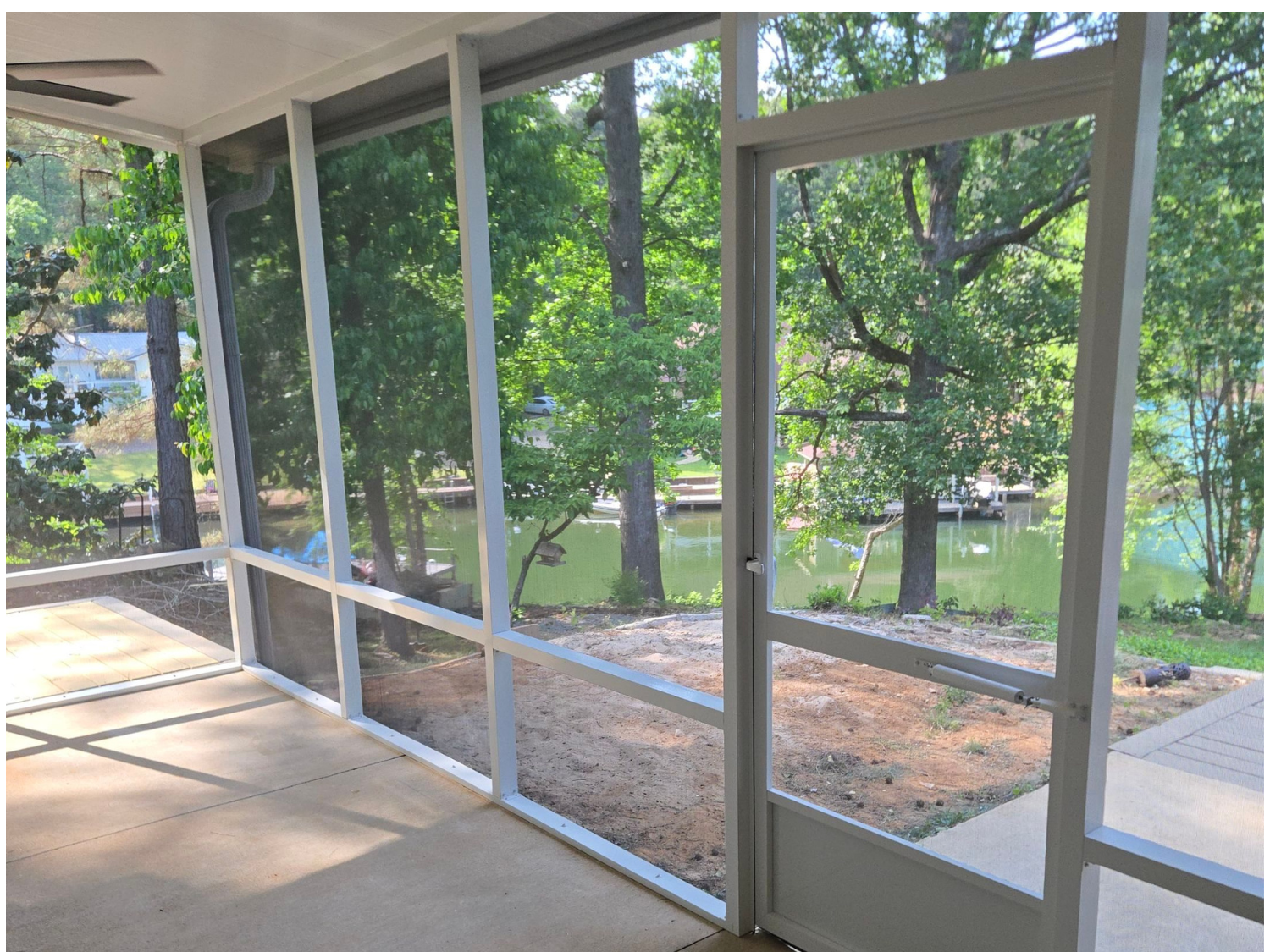 View from Screen Room built by Four Seasons of River City on Lake Harding
