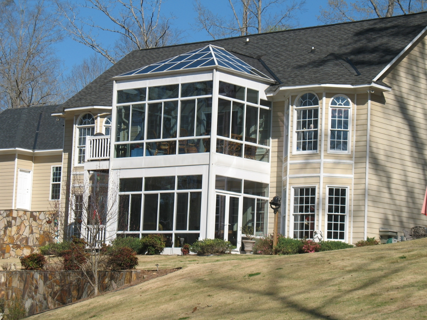 Upper Glass Conservatory Sunroom/Solarium & Lower Sunroom in Hamilton GA